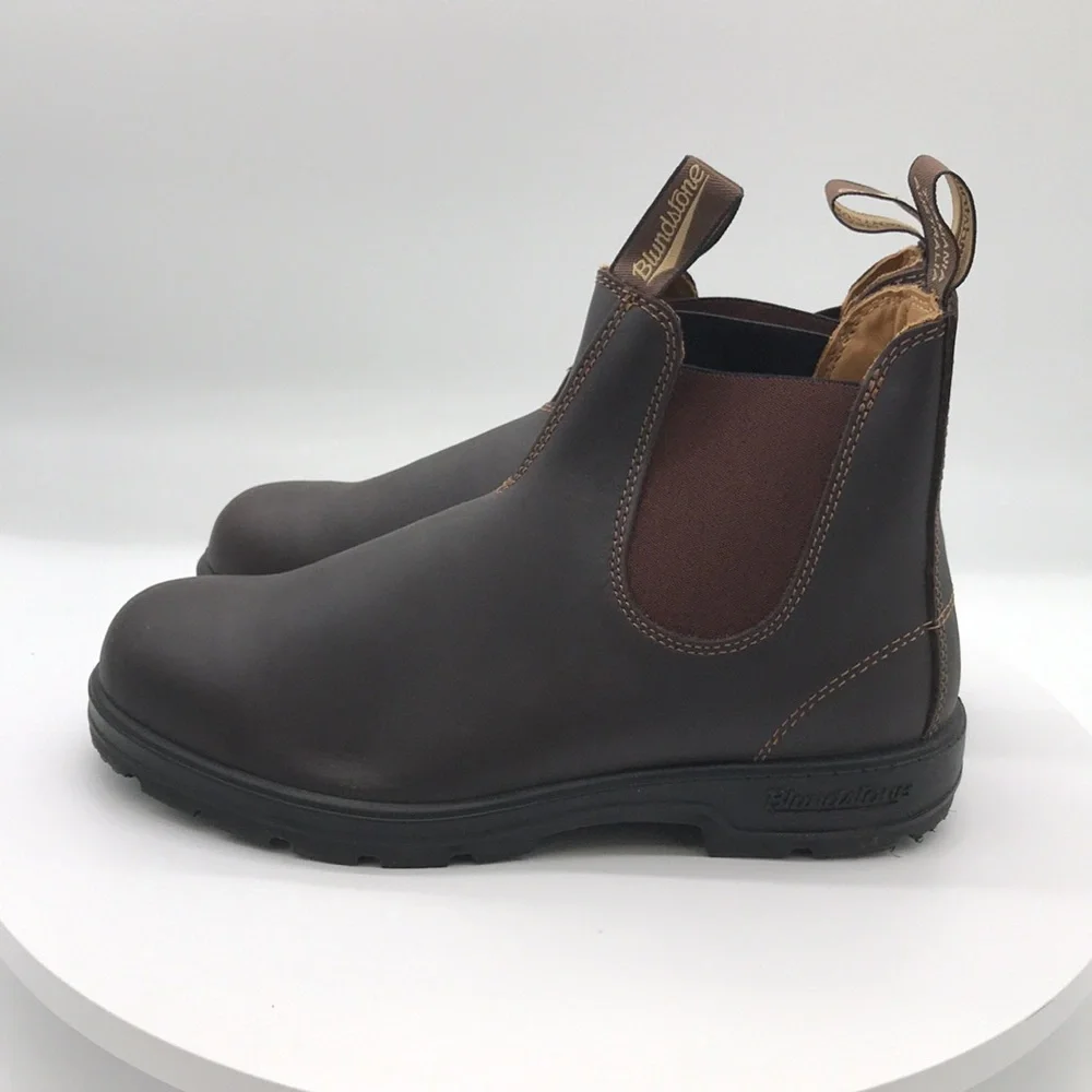 Blundstone mens Brown Leather Chelsea Boots size 10.5 US
